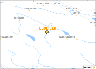 map of Lövliden