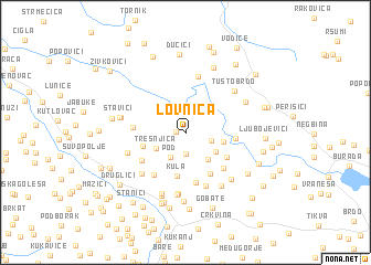 map of Lovnica