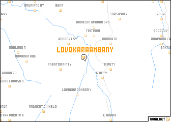 map of Lovokara Ambany