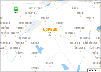 map of Lovsjö