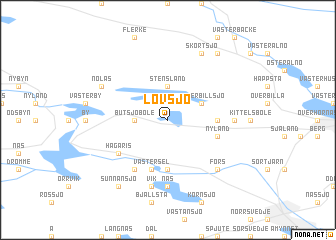 map of Lövsjö