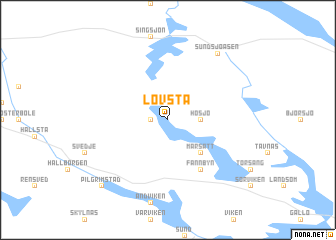 map of Lövsta