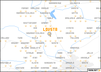 map of Lövsta