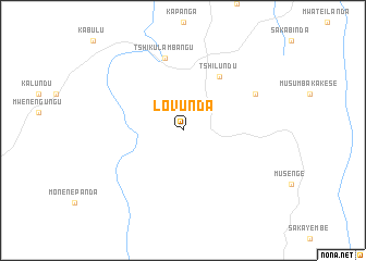 map of Lovunda