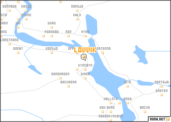 map of Lövvik