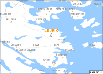 map of Lövvik