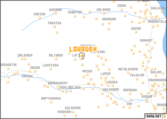 map of Lowādeh