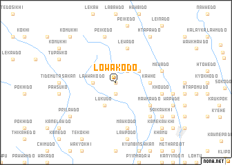 map of Lowakodo