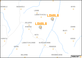 map of Lowala