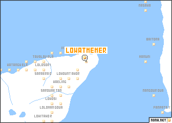 map of Lowatmémèr