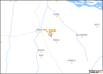 map of Lowa