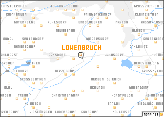 map of Löwenbruch