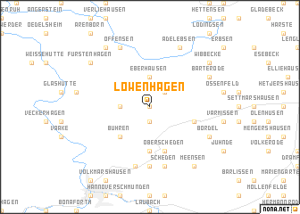 map of Löwenhagen