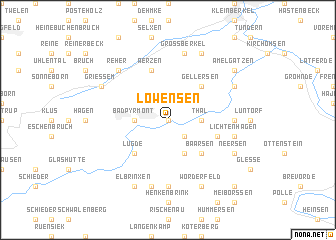 map of Löwensen