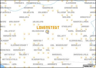 map of Löwenstedt