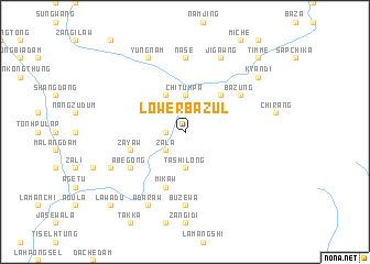 map of Lower Bazul