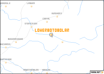 map of Lower Botobolar