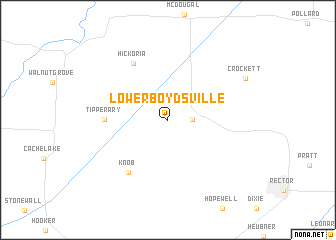 map of Lower Boydsville