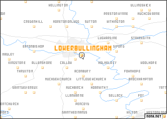 map of Lower Bullingham