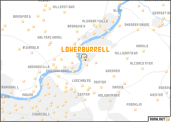 map of Lower Burrell