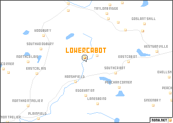 map of Lower Cabot