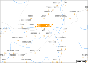 map of Lower Cala