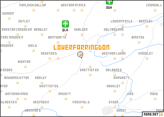 map of Lower Farringdon