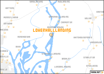 map of Lower Hall Landing