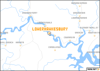 map of Lower Hawkesbury