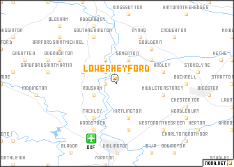 map of Lower Heyford