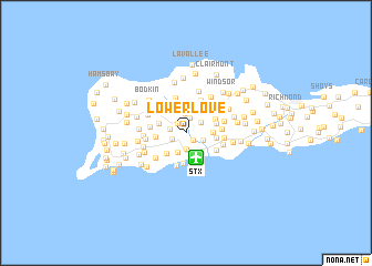 map of Lower Love