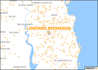 map of Lower Marlboro Meadow