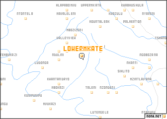 map of Lower Mkate