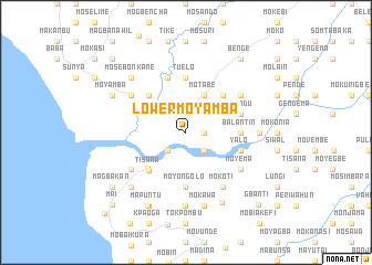 map of Lower Moyamba