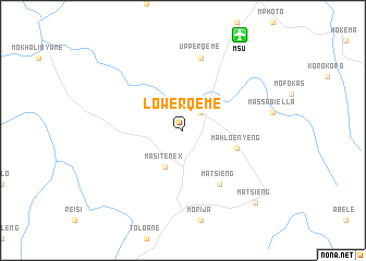 map of Lower Qeme