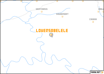 map of Lower Sabelele