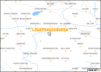map of Lower Shuckburgh