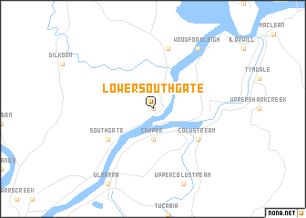 map of Lower Southgate