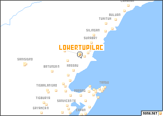 map of Lower Tupilac