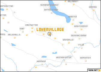 map of Lower Village