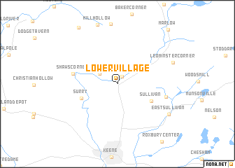 map of Lower Village
