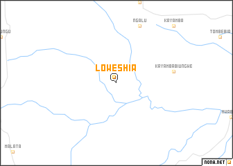 map of Loweshia