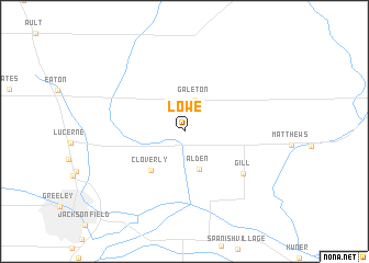 map of Lowe