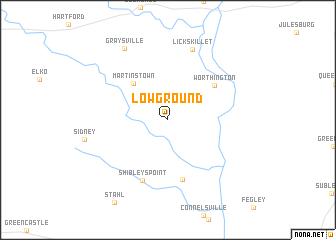 map of Lowground