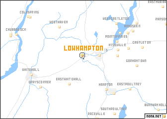 map of Low Hampton