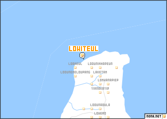 map of Lowiteul