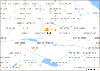 map of Löwitz