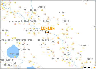 map of Lowʼlowʼ