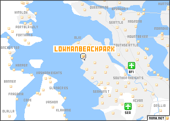 map of Lowman Beach Park