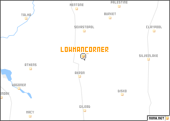 map of Lowman Corner